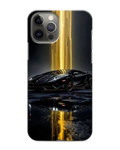 Чохол для iPhone 12 Pro з картинкою «Нічний Lamborghini драйв»