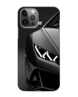 Чохол для iPhone 12 Pro з картинкою «Lamborghini фари деталізація»
