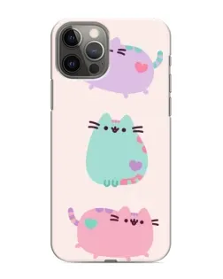 Чохол для iPhone 12 Pro з картинкою «Pusheen тріо» Чохол для iPhone 12 Pro з картинкою «Pusheen тріо»