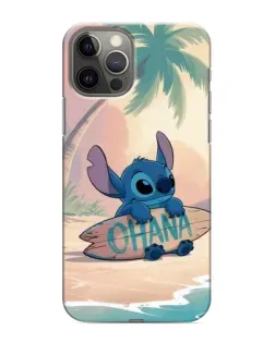 Чехол для iPhone 12 Pro с картинкой «Стич на серфе»