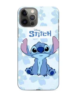 Чехол для iPhone 12 Pro с картинкой «Stitch среди цветов»