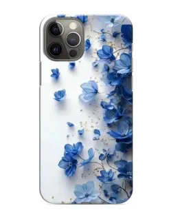 Чохол для iPhone 12 Pro з картинкою «Блакитний квітковий каскад» Чохол для iPhone 12 Pro з картинкою «Блакитний квітковий каскад»
