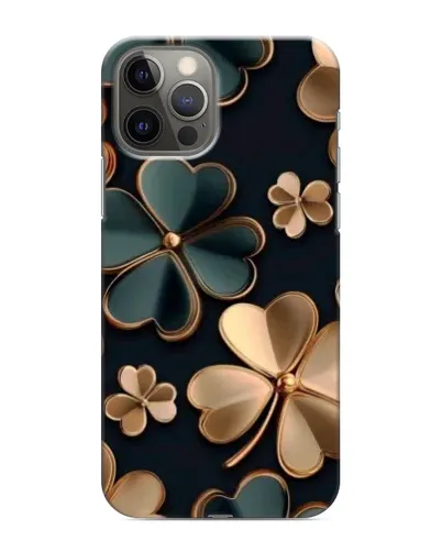 Чехол для iPhone 12 Pro с картинкой «Клевер в золоте» Чехол для iPhone 12 Pro с картинкой «Клевер в золоте»