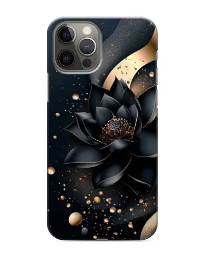 Чехол для iPhone 12 Pro с картинкой «Черный лотос» Чехол для iPhone 12 Pro с картинкой «Черный лотос»