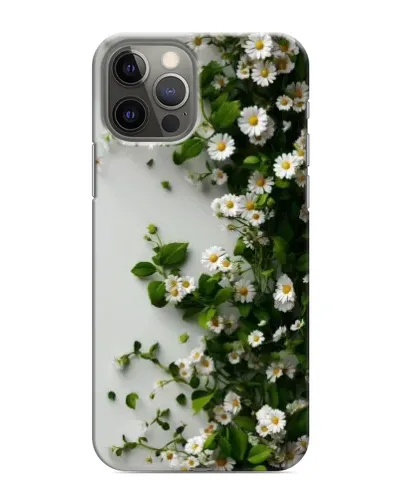 Чехол для iPhone 12 Pro с картинкой «Ветка мелких белых цветов» Чехол для iPhone 12 Pro с картинкой «Ветка мелких белых цветов»