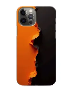 Чохол для iPhone 12 Pro з картинкою «Помаранчевий розлом»