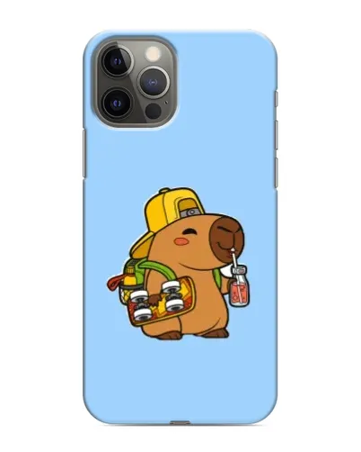 Чехол для iPhone 12 Pro с картинкой «Капибара на скейте» Чехол для iPhone 12 Pro с картинкой «Капибара на скейте»