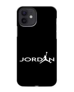 Чохол для iPhone 12 з картинкою «Jordan White Logo»