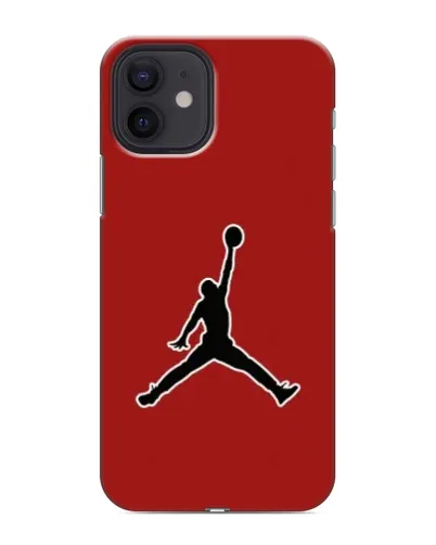 Чохол для iPhone 12 з картинкою «Jordan Red Back»