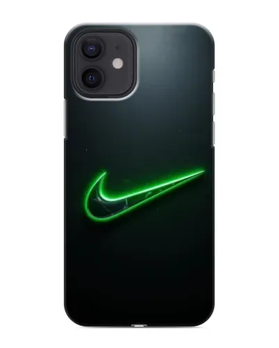 Чехол для iPhone 12 с картинкой «Неоновый контур Nike» Чехол для iPhone 12 с картинкой «Неоновый контур Nike»
