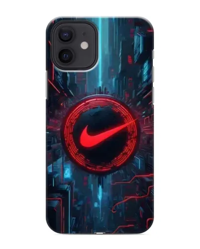 Чехол для iPhone 12 с картинкой «Техногенный стиль Nike» Чехол для iPhone 12 с картинкой «Техногенный стиль Nike»