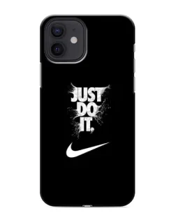 Чехол для iPhone 12 с картинкой «Текстовый принт Nike»