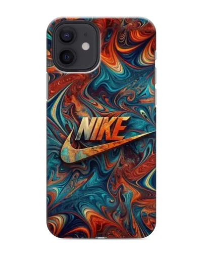 Чехол для iPhone 12 с картинкой «Nike в абстракции» Чехол для iPhone 12 с картинкой «Nike в абстракции»