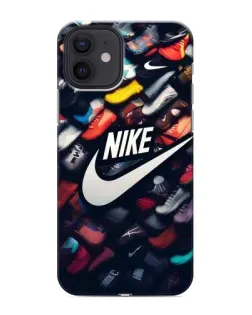 Чехол для iPhone 12 с картинкой «Коллекция кроссовок Nike»