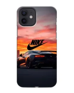 Чехол для iPhone 12 с картинкой «Nike и суперкар»