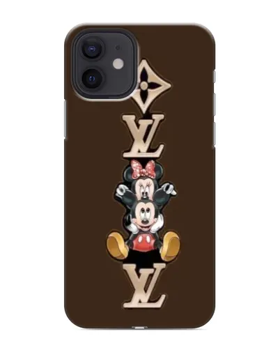 Чохол для iPhone 12 з картинкою «LV та Міккі Маус»