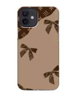 Чохол для iPhone 12 з картинкою «LV — кавовий атлас»