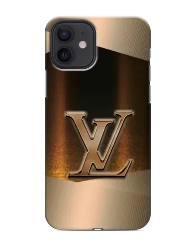Чохол для iPhone 12 з картинкою «LV — золоте сяйво»