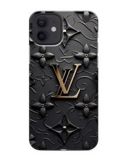Чохол для iPhone 12 з картинкою «Шкіряна текстура LV»