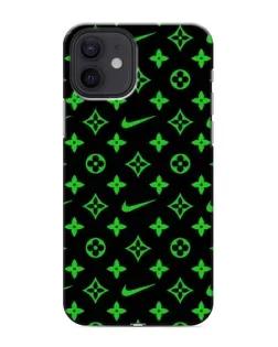 Чохол для iPhone 12 з картинкою «Неоновий принт LV»