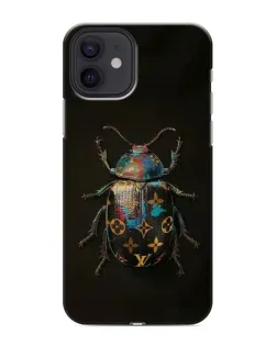 Чохол для iPhone 12 з картинкою «LV — мармуровий принт»