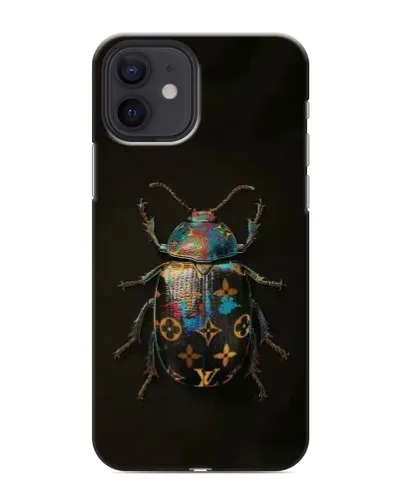 Чохол для iPhone 12 з картинкою «LV — мармуровий принт»