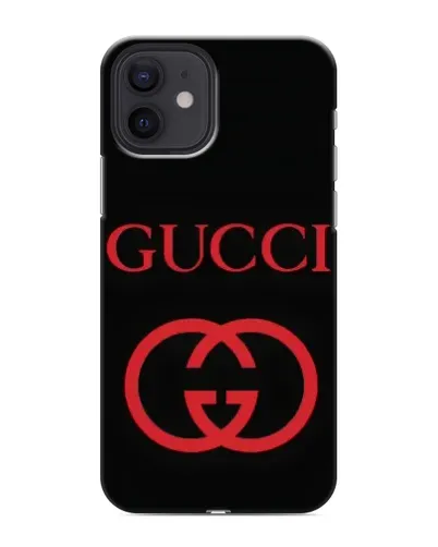 Чехол для iPhone 12 с картинкой «Gucci — красный логотип» Чехол для iPhone 12 с картинкой «Gucci — красный логотип»
