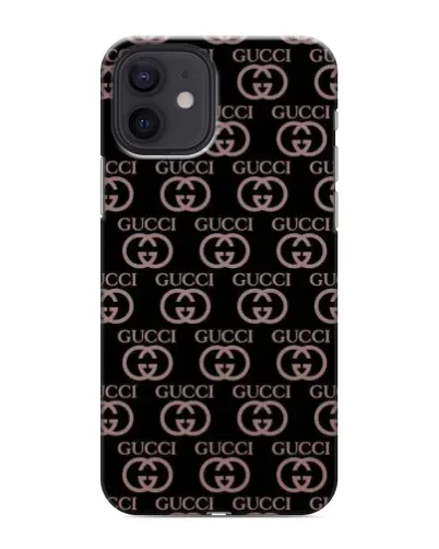 Чехол для iPhone 12 с картинкой «Классическая монограмма Gucci» Чехол для iPhone 12 с картинкой «Классическая монограмма Gucci»