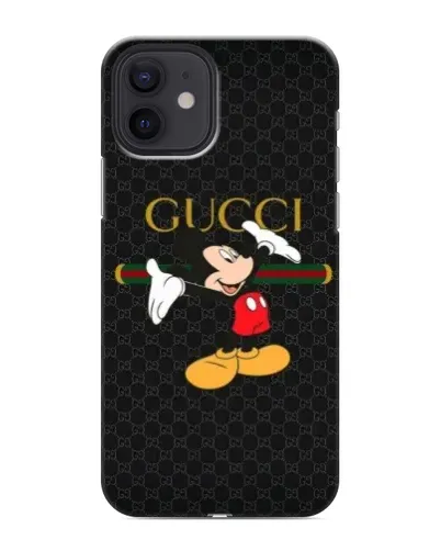 Чехол для iPhone 12 с картинкой «Микки Маус Gucci» Чехол для iPhone 12 с картинкой «Микки Маус Gucci»