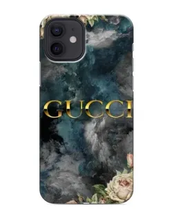 Чехол для iPhone 12 с картинкой «Абстрактные цветы Gucci»