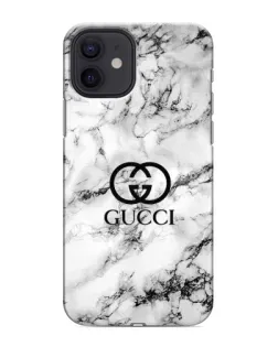 Чехол для iPhone 12 с картинкой «Gucci — мраморный шик»