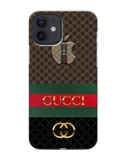Чехол для iPhone 12 с картинкой «Gucci — брендированный десерт»