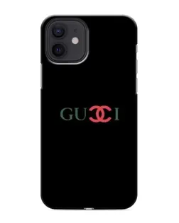 Чехол для iPhone 12 с картинкой «Gucci — красный градиент»