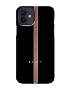 Чехол для iPhone 12 с картинкой «Gucci — строгая линия»