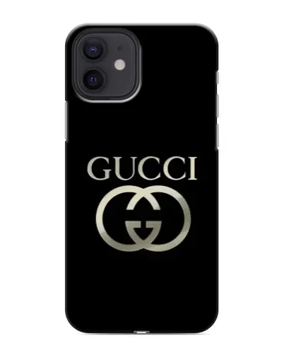 Чохол для iPhone 12 з картинкою «Gucci — золото на чорному» Чохол для iPhone 12 з картинкою «Gucci — золото на чорному»