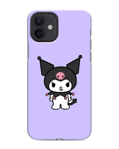 Чохол для iPhone 12 з картинкою «Kuromi — ніжний фіолетовий»