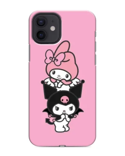 Чохол для iPhone 12 з картинкою «My Melody та Kuromi»