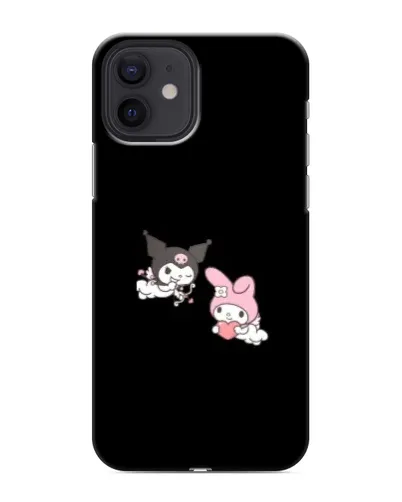 Чохол для iPhone 12 з картинкою «My Melody та Kuromi»