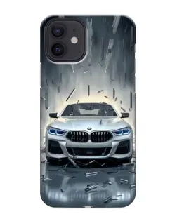 Чохол для iPhone 12 з картинкою «BMW у світлі фар»