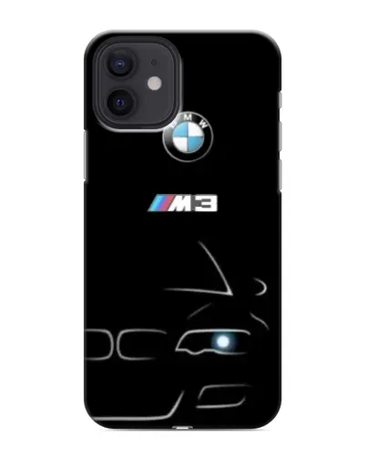 Чохол для iPhone 12 з картинкою «Мінімалістичний принт BMW M3» Чохол для iPhone 12 з картинкою «Мінімалістичний принт BMW M3»
