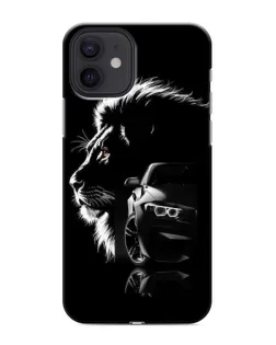 Чохол для iPhone 12 з картинкою «BMW та лев»