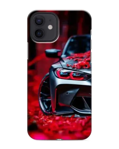 Чохол для iPhone 12 з картинкою «Спортивна BMW та квіти» Чохол для iPhone 12 з картинкою «Спортивна BMW та квіти»