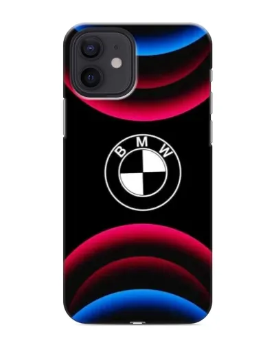 Чохол для iPhone 12 з картинкою «Логотип BMW та неонові дуги» Чохол для iPhone 12 з картинкою «Логотип BMW та неонові дуги»