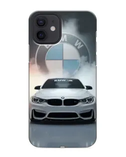 Чохол для iPhone 12 з картинкою «BMW в білому диму» Чохол для iPhone 12 з картинкою «BMW в білому диму»