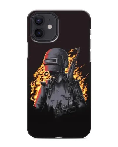 Чохол для iPhone 12 з картинкою «PUBG — вогняний силует» Чохол для iPhone 12 з картинкою «PUBG — вогняний силует»