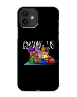 Чохол для iPhone 12 з картинкою «Логотип Among Us»