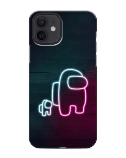 Чохол для iPhone 12 з картинкою «Among Us неон-арт» Чохол для iPhone 12 з картинкою «Among Us неон-арт»