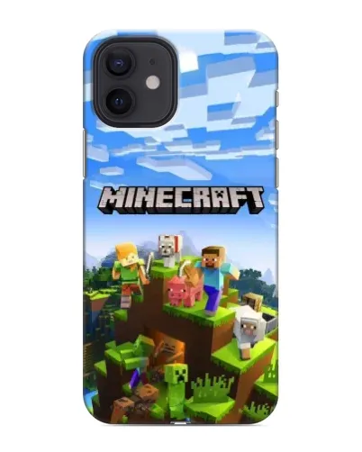 Чохол для iPhone 12 з картинкою «Minecraft класичний світ» Чохол для iPhone 12 з картинкою «Minecraft класичний світ»