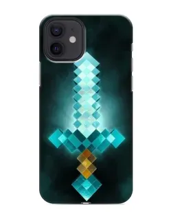 Чохол для iPhone 12 з картинкою «Алмазний меч неон»