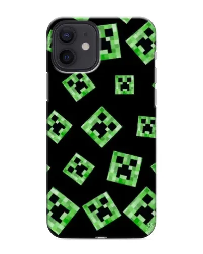 Чохол для iPhone 12 з картинкою «Паттерн з кріперами» Чохол для iPhone 12 з картинкою «Паттерн з кріперами»